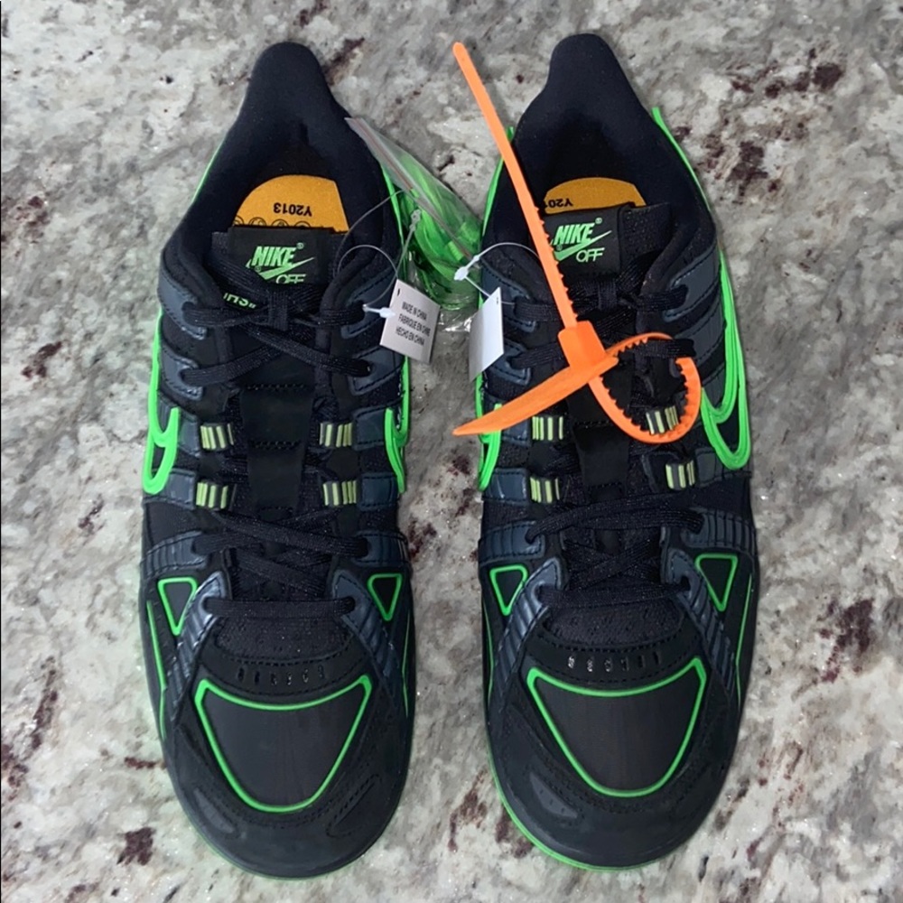 Nike off white Rubber Dunk Green strike